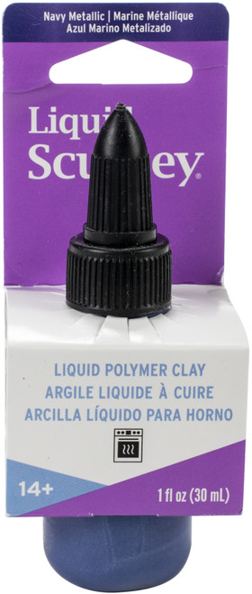3 Pack Sculpey Liquid 1oz-Navy Metallic ALS-3507 - 715891350737