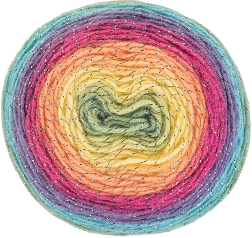 3 Pack - Red Heart Roll With It Sparkle Yarn-Magic - E898-9275