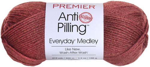 Premier Yarns Anti-Pilling Everyday Medley Yarn-Rust 1132-09 - 847652090023