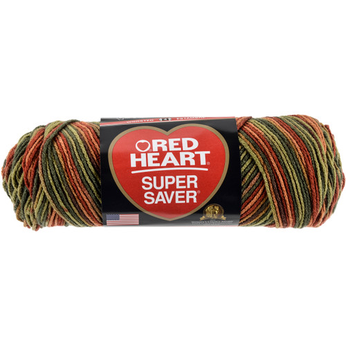 3 Pack Red Heart Super Saver Yarn-Fall E300B-981 - 073650771743