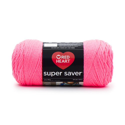 3 Pack - Red Heart Super Saver Yarn-Pretty 'n Pink - E300B-722 - 073650774775