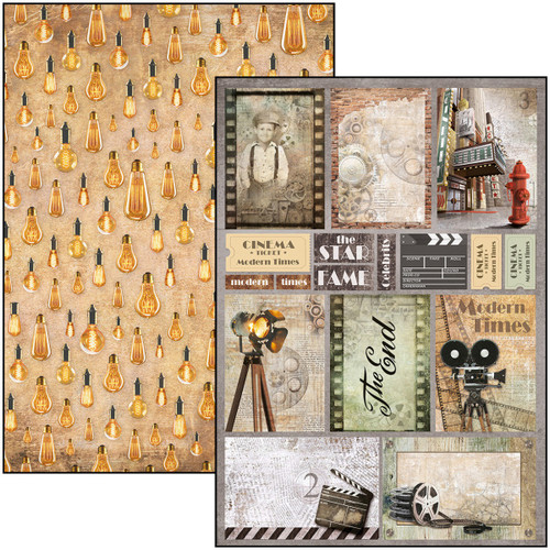 Ciao Bella Double-Sided Creative Pack 90lb A4 9/Pkg-Modern Times, 9 Designs/1 Each CBCL036