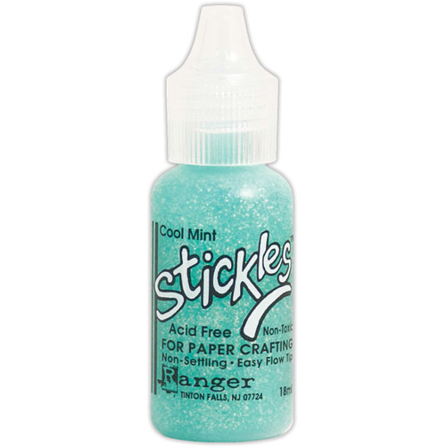 6 Pack Ranger Stickles Glitter Glue .5oz-Cool Mint SGG01-46264 - 789541046264
