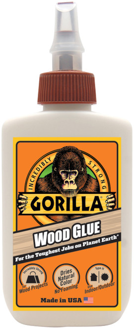 3 Pack - Gorilla Wood Glue-4oz - 6202001 - 052427620200