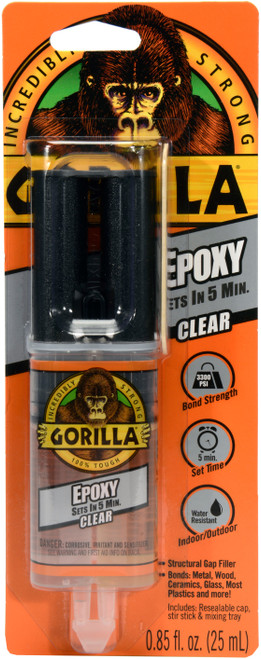 3 Pack - Gorilla Glue Epoxy Tube-.85oz - G4200101 - 052427420015