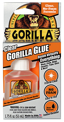 2 Pack - Gorilla Clear Gorilla Glue-1.75oz - 4500102 - 052427450012