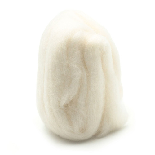 3 Pack - Clover Natural Wool Roving .3oz-Off White - 79R-7920 3 Pack - Clover Natural Wool Roving .3oz-Off White - 79R-7920