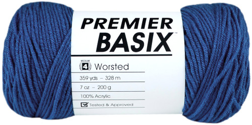 3 Pack - Premier Basix Yarn-Azure - 1115-26 - 847652086132