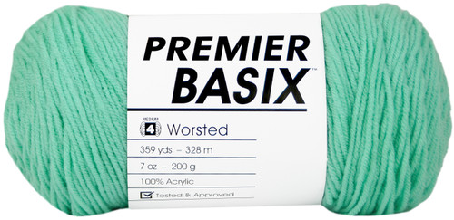 3 Pack Premier Basix Yarn-Seaglass 1115-28 - 847652086156
