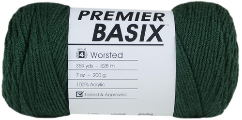 3 Pack - Premier Basix Yarn-Juniper - 1115-37 - 847652086248