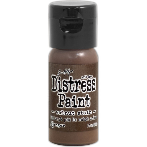 Tim Holtz Distress Paint Flip Top 1oz-Walnut Stain - TDF-53361 - 789541053361