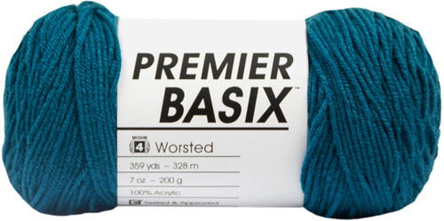 3 Pack - Premier Basix Yarn-Peacock - 1115-31 - 847652086187 3 Pack - Premier Basix Yarn-Peacock - 1115-31 - 847652086187