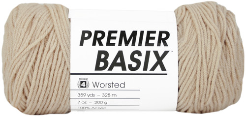 3 Pack - Premier Basix Yarn-Linen - 1115-44 - 847652086316