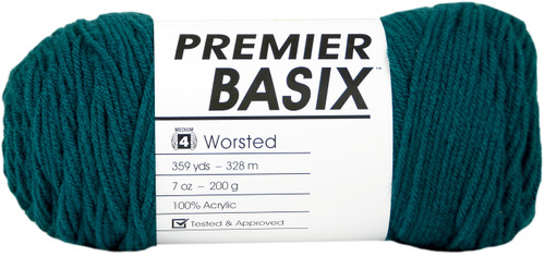 3 Pack - Premier Basix Yarn-Teal - 1115-45 - 847652086323