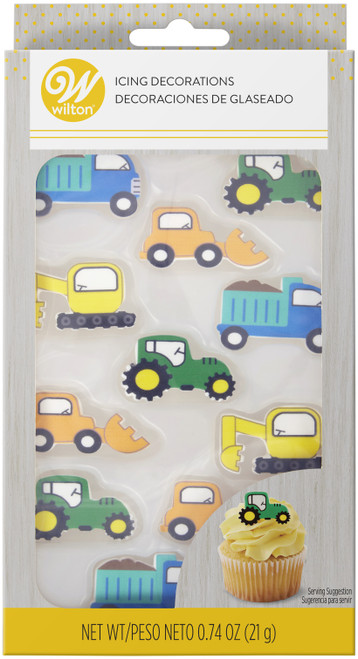 Wilton Icing Decorations 12/Pkg-Truck W80124 - 070896080301