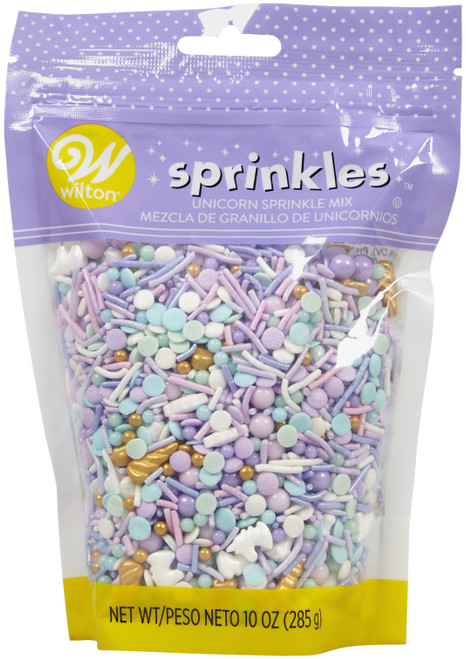 Wilton Sprinkles Mix 10oz-Unicorn Party W710498 - 070896084194