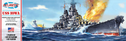 Atlantis Plastic Model Kit-Uss Iowa Battleship H369