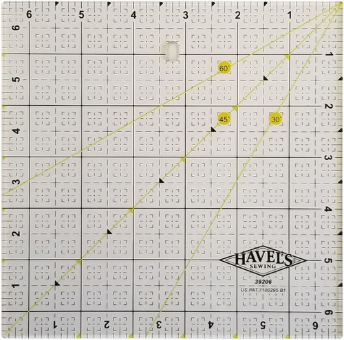 Havel's Square Fabric Ruler 6.5"-39206