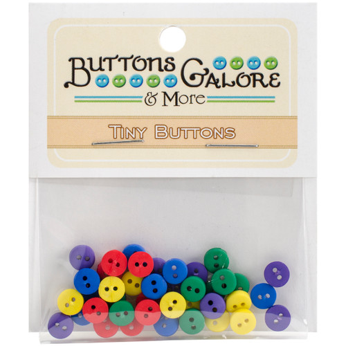 Buttons Galore Tiny Buttons-Primary - GBTB-1347 - 840934027977