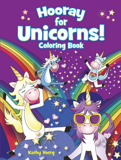 Hooray For Unicorns Coloring Book-Softcover B6842455 - 97804868424559780486842455