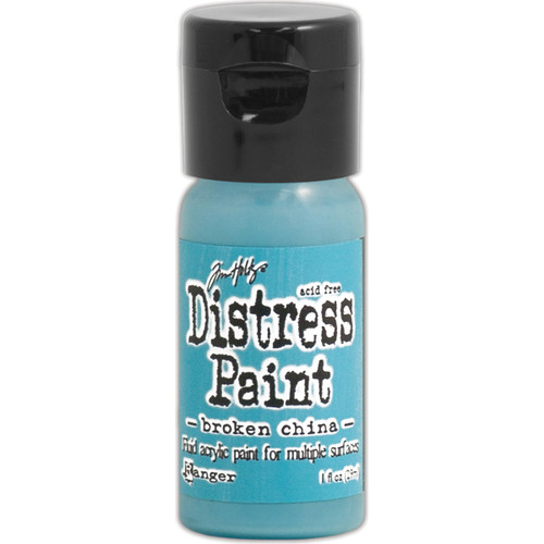 3 Pack - Tim Holtz Distress Paint Flip Top 1oz-Broken China - TDF-52944 3 Pack - Tim Holtz Distress Paint Flip Top 1oz-Broken China - TDF-52944