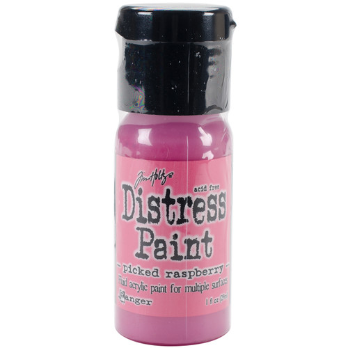 3 Pack - Tim Holtz Distress Paint Flip Top 1oz-Picked Raspberry - TDF-53163 - 789541053163 3 Pack - Tim Holtz Distress Paint Flip Top 1oz-Picked Raspberry - TDF-53163 - 789541053163