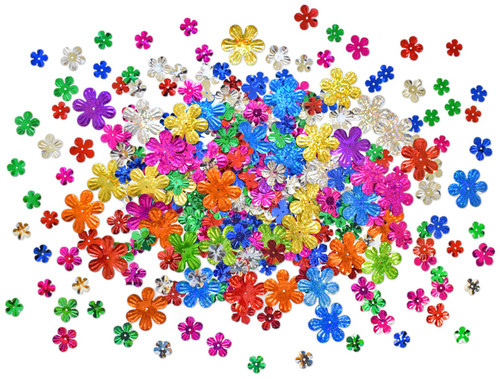 6 Pack Craft Medley(TM) Creative Essentials Bling Sequins 32g-Flowers GC472-B