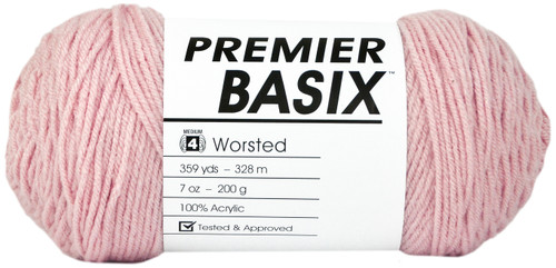 3 Pack - Premier Basix Yarn-Blush - 1115-16 - 847652086033