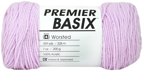 3 Pack - Premier Basix Yarn-Lilac - 1115-19 - 847652086064 3 Pack - Premier Basix Yarn-Lilac - 1115-19 - 847652086064