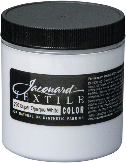 Jacquard Textile Super Opaque White 8ozJAC2220 - 743772222002