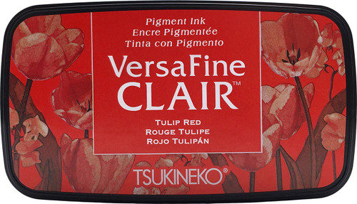 3 Pack - VersaFine Clair Ink Pad-Tulip Red - VFCLA-702 - 712353467026
