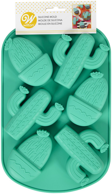 Wilton Silicone Mold-Cactus Party, 6 Cavity W50414 - 070896078070