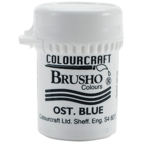 3 Pack Brusho Crystal Colour 15g-Ost. Blue -BRB12-OB - 5060133851233
