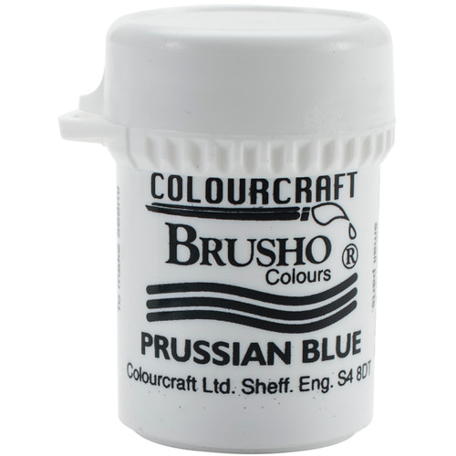 3 Pack Brusho Crystal Colour 15g-Prussian Blue -BRB12-PB - 5060133851394