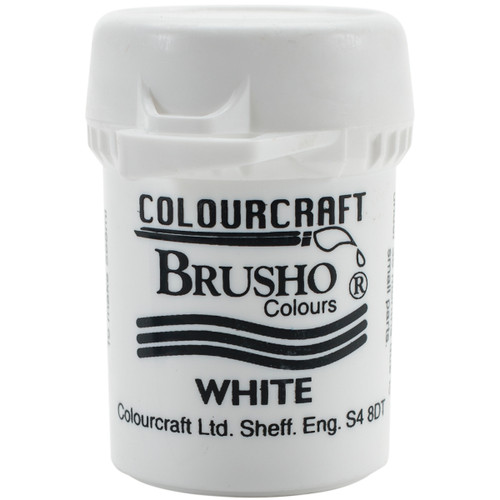 3 Pack - Brusho Crystal Colour 15g-White - BRB12-W - 50601338513705060133851370