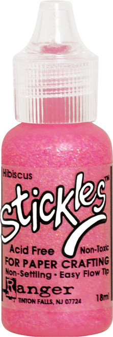 6 Pack Ranger Stickles Glitter Glue .5oz-Hibiscus SGG01-65708 - 789541065708