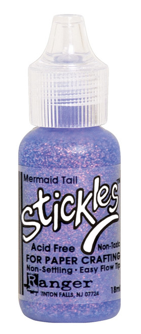 6 Pack Ranger Stickles Glitter Glue .5oz-Mermaid Tail SGG01-65715 - 789541065715