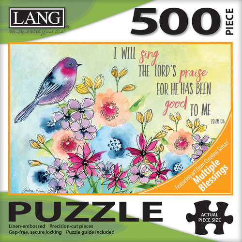 Jigsaw Puzzle 500 Pieces 24"X18"-Sing Praise -50391-71 - 726225113898