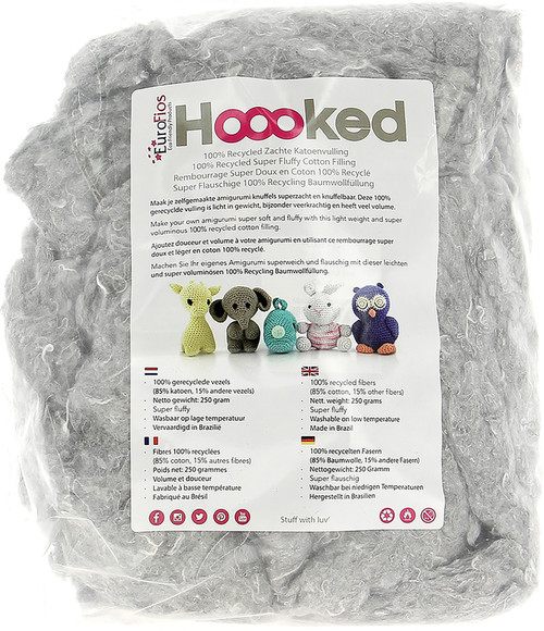 4 Pack Hoooked Recycled Fluffy Cotton Filling-Cloud -FL008-12 - 8718503940571