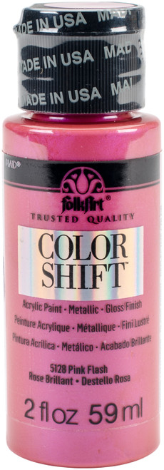 3 Pack FolkArt Color Shift Paint 2oz-Pink Flash FACS2-5128 - 028995051289