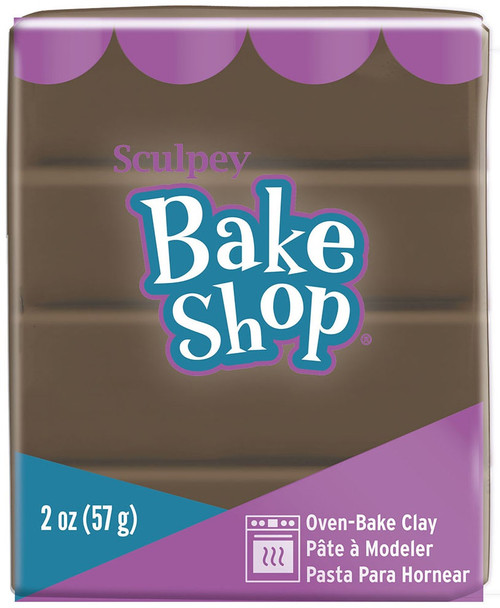 5 Pack - Sculpey Bake Shop Oven-Bake Clay 2oz-Brown - BA02-1832