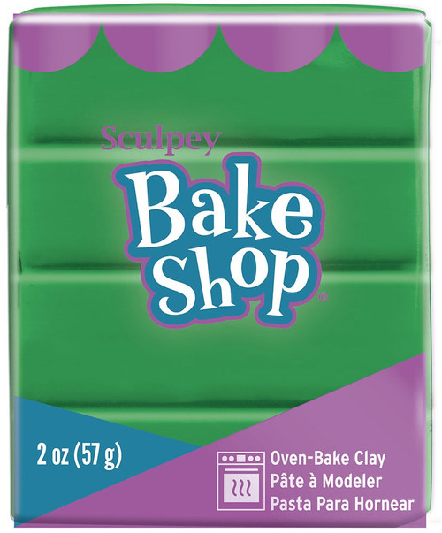 5 Pack - Sculpey Bake Shop Oven-Bake Clay 2oz-Green - BA02-1822 - 715891182208