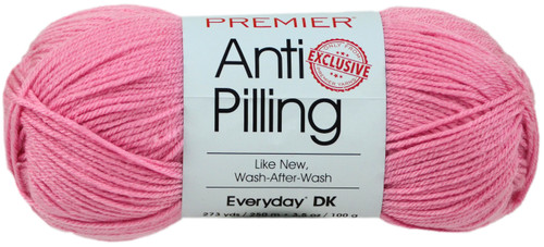 3 Pack - Premier Yarns Anti-Pilling Everyday DK Solids Yarn-Carnation - 1107-37 - 847652084367 3 Pack - Premier Yarns Anti-Pilling Everyday DK Solids Yarn-Carnation - 1107-37 - 847652084367