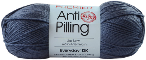 3 Pack Premier Yarns Anti-Pilling Everyday DK Solids Yarn-Cadet Blue 1107-63 - 847652084626