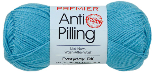3 Pack Premier Yarns Anti-Pilling Everyday DK Solids Yarn-Turquoise 1107-73 - 847652084930