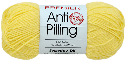3 Pack - Premier Yarns Anti-Pilling Everyday DK Solids Yarn-Yellow - 1107-72 - 847652084923