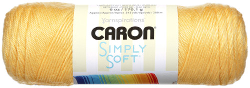 3 Pack - Caron Simply Soft Solids Yarn-Sunshine - H97003-9755 - 035613977555