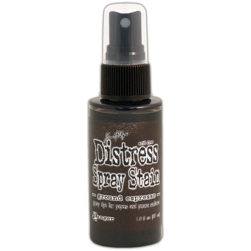 3 Pack - Tim Holtz Distress Spray Stain 1.9oz-Ground Espresso - TSS-44161 - 789541044161 3 Pack - Tim Holtz Distress Spray Stain 1.9oz-Ground Espresso - TSS-44161 - 789541044161