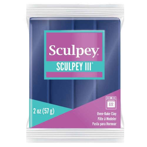 5 Pack Sculpey III Oven-Bake Clay 2oz-Navy Pearl S302-1135 - 715891113509
