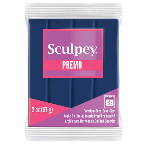5 Pack - Sculpey Premo Polymer Clay 2oz-Navy - PE02-5050